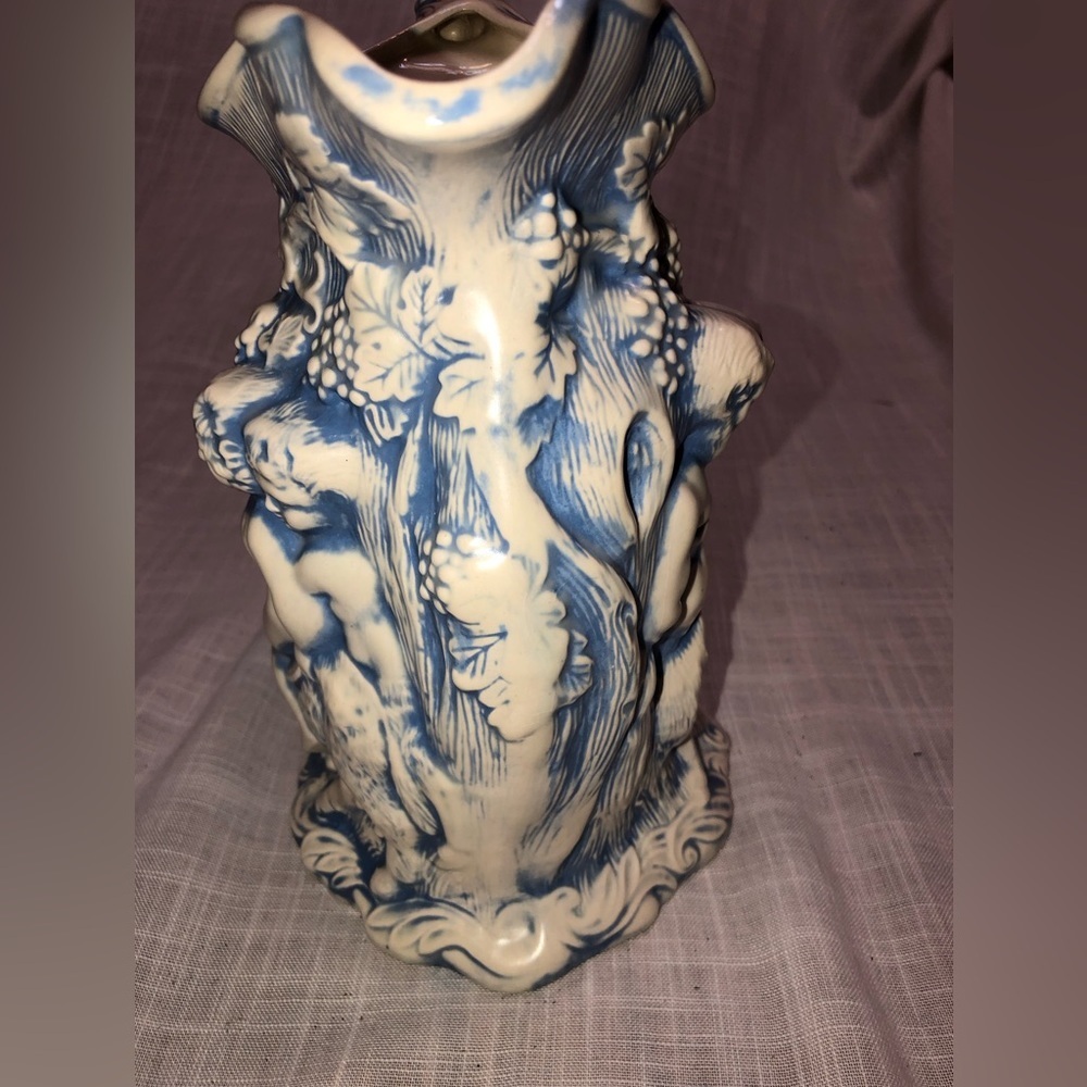 Minton Silenus Bacchus Style Stoneware Pitcher - Picture 2 of 13